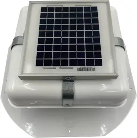 Solar Blaster Llc 853832003103 Roof Vent - Attic Fan Roofblaster With White