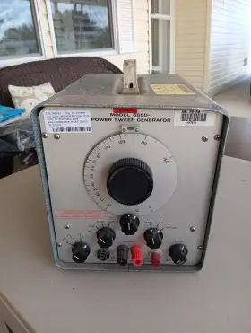 6550-1 Solar-electronics Company Power Sweep Generator See Description