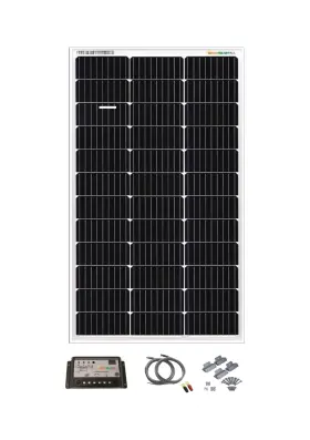 100w Solar Kit 908012007302 American Pride - 100 Watt 12 Volt Mono Panel Charging