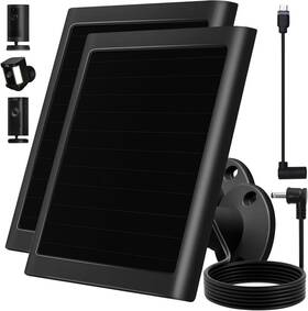 Solar Panel 313031137127 6w Charger For Ring Camera Compatible With Ri Ng Stick Up An