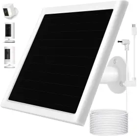 Solar Panel 445012062012 6w Charger For Ring Camera Compatible With Ri Ng Stick Up An