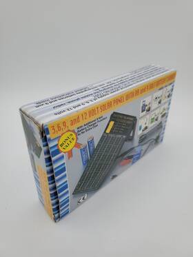 Solar Panel Batter Charger Es884 3/6/9/12v Battery Aa 9v New In Box Camping Rv Prep