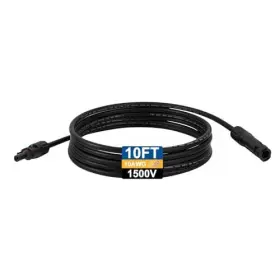 Solar Super Sonic 850052073442 10awg Extension Cable - Uv Resistant Outdoor Panel Cables With Ma