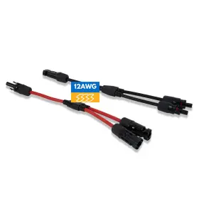 Sy-01 Solar Super Sonic Pack Of 2 Y Branch Connectors - Ip68 Waterproof