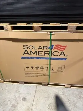 S4a410-72mh5 Solar4america Pallet Of 27 All Black 410w Solar Panels Usa Made -s4a410-72mh5