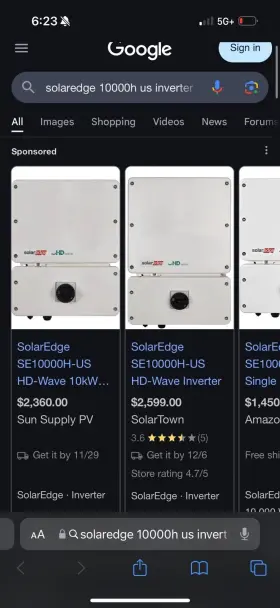 1000h Solaredge Solar Edge Hd Wave Inverter