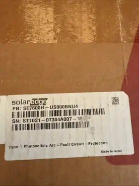 7600h-us000bnu4 Solaredge Solar Edge Inverter
