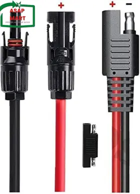 Solarenz 445045725762 Solar Panel To Sae Adapter Compatible With Mc4 Connector Extension C