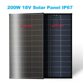 Ip67 Solarepic 744370740615 200w 18v Bifacial Solar Panel Waterproof Monocrystalline Cells Power