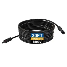 Dcycx9156b Solarsupersonic 10awg Solar Extension Cable - Uv Resistant Outdoor Panel Cables With