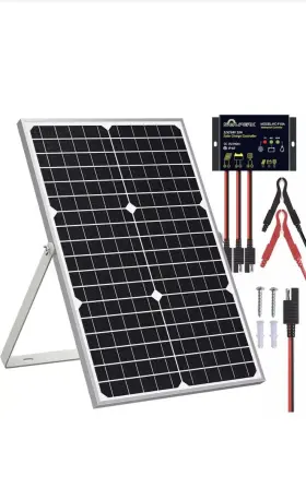 Solperk 313042934982 Solar Panel Kit 30w 12v Battery Trickle Charger Maintainer New