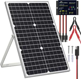 Solperk 313056428415 Solar Panel Kit 30w 12v Battery Trickle Charger Maintainer Upgr