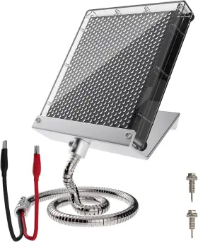 Solperk 445020575542 6v Solar Panel Battery Charger For Deer Feeder 1.7w Waterproof With