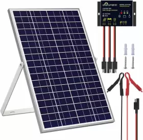 Solperk 629721780222 30w 24v Solar Panel Kit Battery Trickle Charger Maintainer 10a