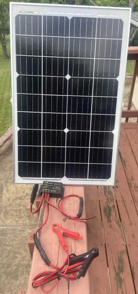 Sk-m30w Solperk 30w Solar Panel Kit With 10a Charge Controller And Mounting Bracket