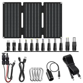 Dc139us Soulbay Solar Panel Portable Charger Kit 30w Foldable For Camping Outdoor Pow