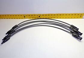 Southwire E316464 5 New 24 Inch 10 Awg 5.26 Mm2 Pv Wire Extension Cables Lot Of