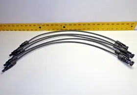 E316464 Southwire 5 New 24 Inch 10 Awg 5.26 Mm2 Pv Wire Extension Cables Lot Of