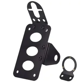 Zj-001 Sparkmods Motorcycle Axle Mount License Plate Bracket 3/4ftft Left Side Tail/brake Zj-001 Sparkmods Motorcycle Axle Mount License Plate Bracket 3/4ftft Left Side Tail/brake