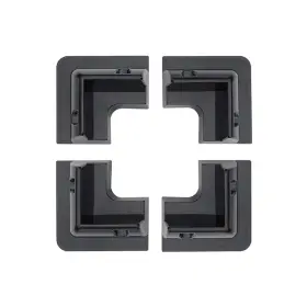 Sp-abs-mount-4pc-b Spartan Power Abs Drill Free Solar Panel Mount 4 Piece Black Great For Rvs Vans Traile