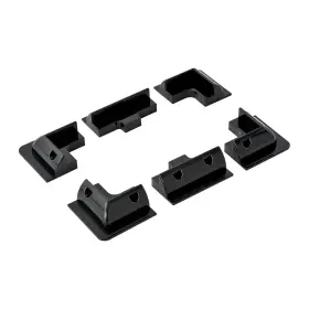 Sp-abs-mount-6pc-b Spartan Power Abs Drill Free Solar Panel Mount 6 Piece Black Great For Rvs Vans Traile
