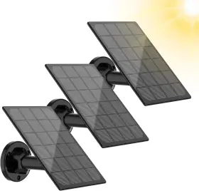 Startvision 313020239276 Solar Panel For Security Camera Usb Compatible With Rechargeable Bat