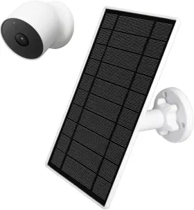 Startvision 313027316376 6w Solar Panel Compatible With Google Nest Camera Outdoor And Indoor Battery Vers