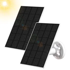 Sv-s35-w Startvision Solar Panel For Security Camera 5v 3.5w Micro Usb And Usb-c Port