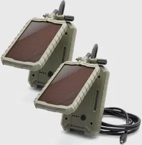 Stealth Cam 813628069867 Durable Sol-pak Solar Battery 2-pack 12v Power Panel Rechargeable Ba