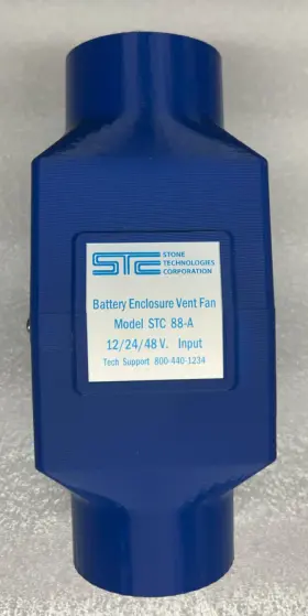 Stc-88a Stone Technologies Solar Battery Box Vent Fan 12 24 36 48 Volt Dc