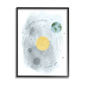 Stupell Industries 196216601329 World Revolves Around You Solar System Planetary Illustration Design By Daphn