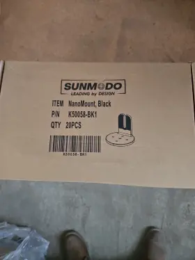 K50058-bk1 Sumodo Sunmodo Nonomount Black Solar L Feet 20