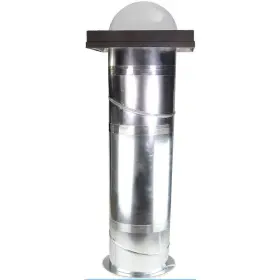 Sttcm.10.b Sun-tek Tubular Skylights 10 Inch Lx10 Wx52 H Curb Mount Rigid Tunnel Aluminum Silver