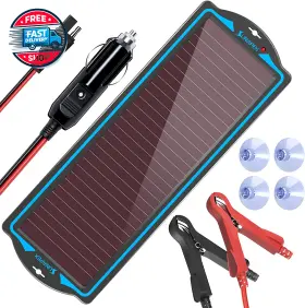 Sunapex 313048143135 12v Solar Trickle Charger Portable Power Panel Battery Charg