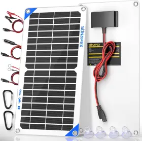 Sunapex 445017891891 12v 10watt Solar Trickle Charger Maintainer - Waterproof Powered B