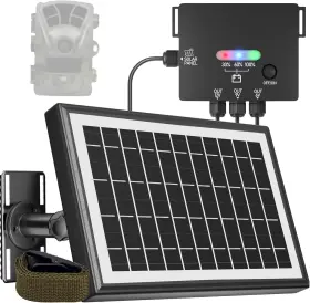 6w-dl Sunapex Solar Panel For Trail Camera Battery Charger With Controller And