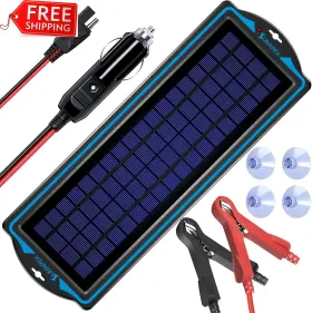 Sunapex 726084895843 12v Solar Trickle Charger For Car Battery 12 Volt
