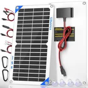 Sunapex 884017583295 12v 10 Watt Solar Trickle Charger Maintainer - Waterproof Powered Batte