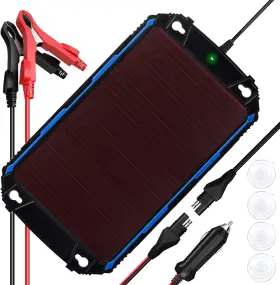 Suner Power 711181686807 Waterproof 5w 12v Solar Battery Charger And Maintainer Pro Built-in U
