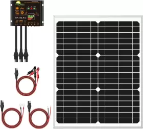 Suner Power 744110056273 Mono Solar Panel 12v For Rv Campervan Caravans Boat Wan Shed