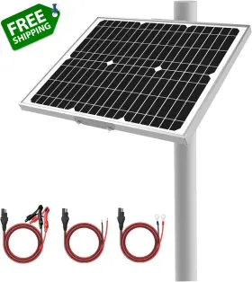 Bc-20w-pm2 Suner Power 12v Waterproof Solar Battery Trickle Charger And Maintainer - 20 Watts Mono