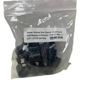 Sunpower 44355589-0f90-4 New Invisimount 51911 Solar Panel Module Row Spacer Bag Of 8