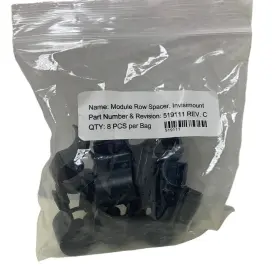 44355589-0f90-4 Sunpower New Invisimount 51911 Solar Panel Module Row Spacer Bag Of 8