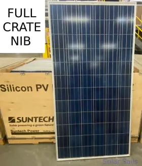 Stp280-24vd Suntech Crate Solar Panels 280w Polycrystalline 35.2 Vmp Nos Lot 21