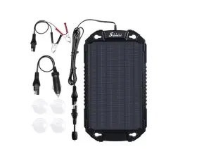 Amz-b07qxyxmxt Sunway Solar Car Battery Trickle Charger And Maintainer 12volt 8w Never Used New