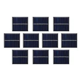 Sunyima 606479978095 10pcs 3v 120ma Micro Solar Panels Cells Diy Epoxy Plate Electric T
