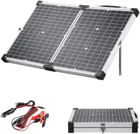 Sl0589 Sunyima Solar Panels 40w 18v Foldable Etfe Monocrystalline Suitcase Port