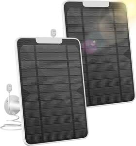 Sw Future Nxm0001412181 2 Pack 5v 6w Solar Panel Charger Compatible With Arlo Pro 4/pro 3/pro 3 Flood