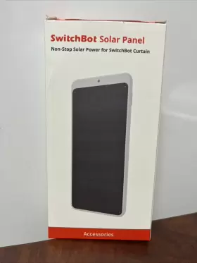 Switchbot 850046603518 Solar Panel Charger For Curtain White New