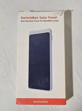 W1001000 Switchbot Solar Panel Non-stop Power Black Usb-c